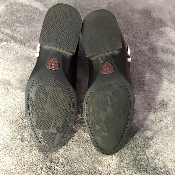 Ariat Western Style Ankle Boots with Buckle Size Women's Size 6B Coast Cowgirl - Picture 6 of 13